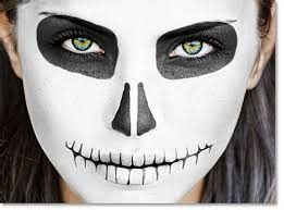 Resultado de imagem para Skeleton face paint step (con imágenes) | Maquillaje calavera ...