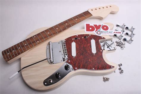 Build Your Own Electric Guitar Kit Custom Shop Mustang - Etsy