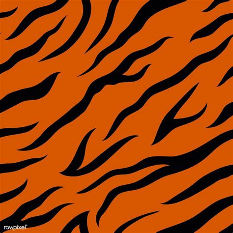 Tiger stripes seamless vector pattern | free image by rawpixel.com / manotang | Vector pattern ...