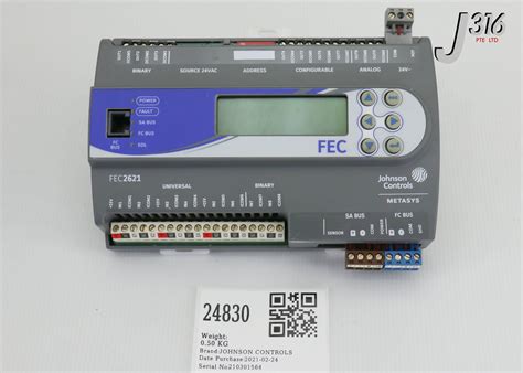 24829 JOHNSON CONTROLS METASYS IOM4711 INPUT/OUTPUT MODULE 17 POINT MS-IOM4711-0 - J316Gallery