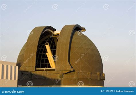 Griffith Observatory Telescope Stock Photo - Image of metal, space ...