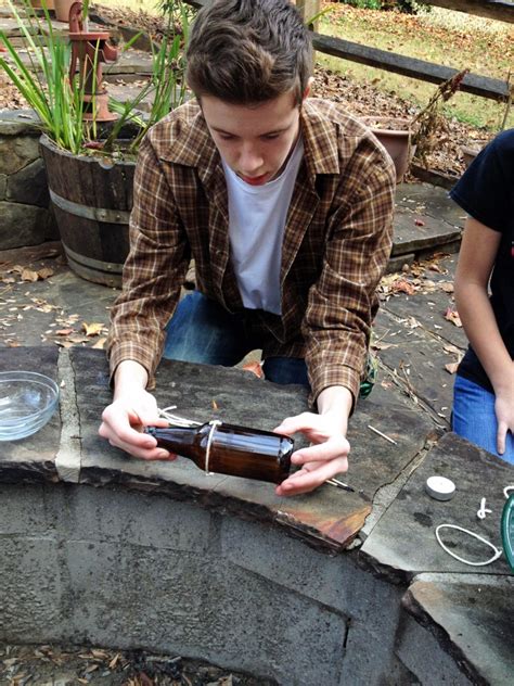 How to Cut a Glass Bottle in Half with String - Turning the Clock Back