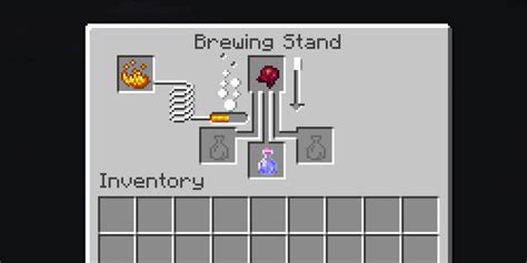 How To Brew Strength Potions In Minecraft : When a potion is brewing, the glass panes in the ...