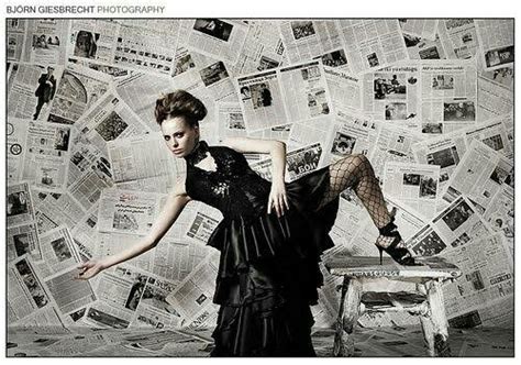 Newspaper Backdrop | Artistic fashion photography, Newspaper background, Photography backdrops