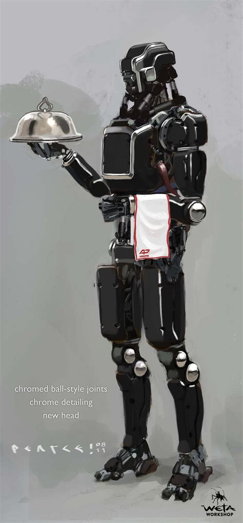 The droid concepts drew on a wide variety of reference material; everything from industrial ...