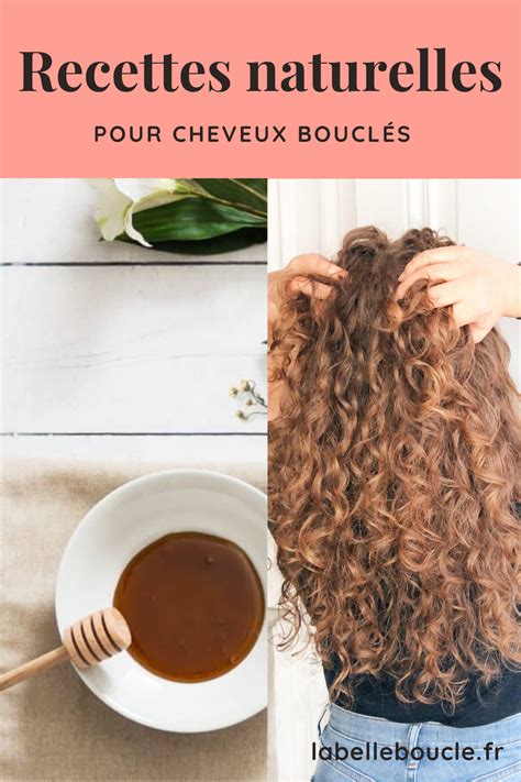 Recettes naturelles faciles et rapides pour les cheveux bouclés | Hair food, Natural curly hair ...