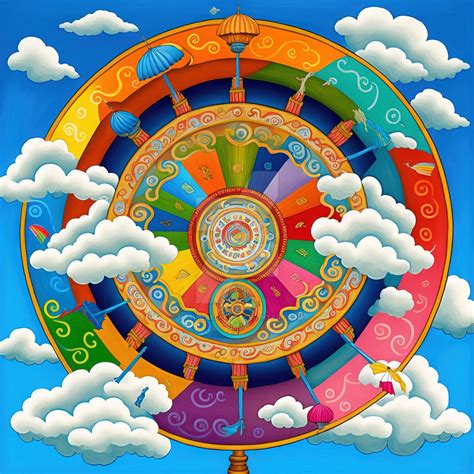 Colorful Dharma Wheel (43) by MrTimelessArt on DeviantArt