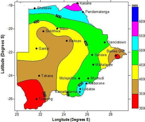 Types Of Rainfall In Botswana - Printable Templates Protal