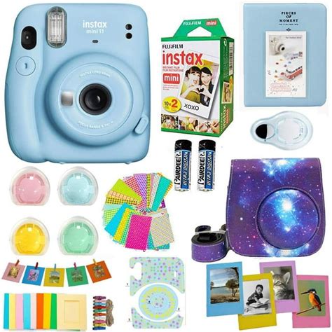 Fujifilm Instax Mini 11 Camera Sky Blue + Instax Film (20 PK ...