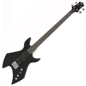 Electric Metal X Bass Guitar Black - All-Guitars