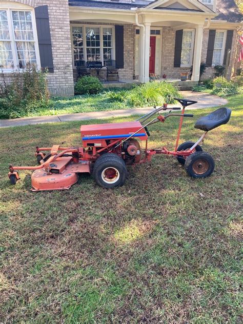 GRAVELY WALK BEHIND TRACTOR , 8HP , 40 INCH MOWER, STEERING SULKY, DUAL WHEELS | eBay