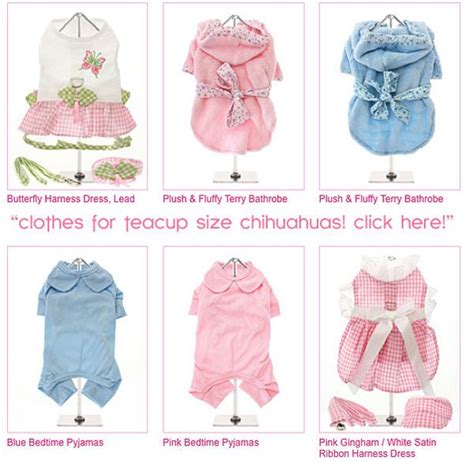 xxs and xs dog clothes for teacup chihuahuas and all teacup size dogs! | famous chihuahua