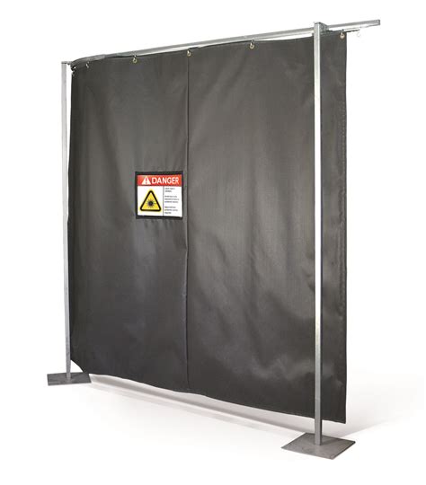 Standard Laser Curtain on Floor Mounted Track | Safety barriers, Laser ...