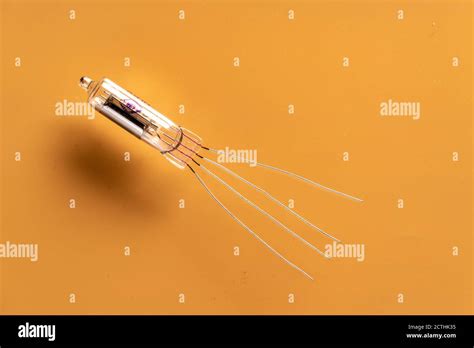 Vintage electronic radio tubes Stock Photo - Alamy