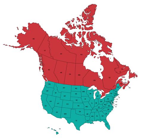 US and Canada Map | Re-TRAC Connect