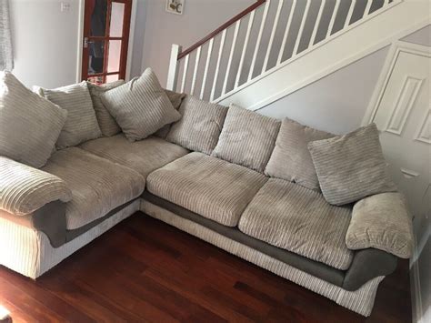 *Grey right hand corner sofa, great condition * | in Ayr, South Ayrshire | Gumtree