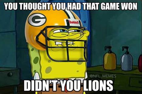 NFL meme 12/3/2015 Packers vs Lions Football Jokes, Football And ...