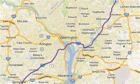 Dc Rush Hour Traffic Map - zip code map