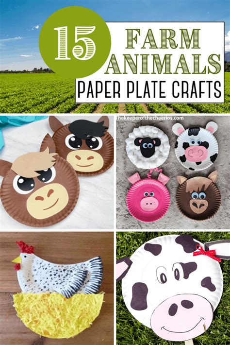 15 Adorable Paper Plate Farm Animals for Preschoolers