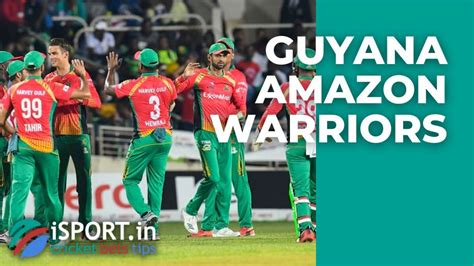 Guyana Amazon Warriors Cricket Team from West India