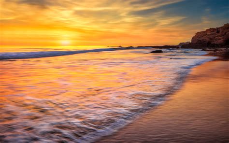 3840x2400 California Ocean New Port Beach Long Exposure 5k 4K ,HD 4k ...