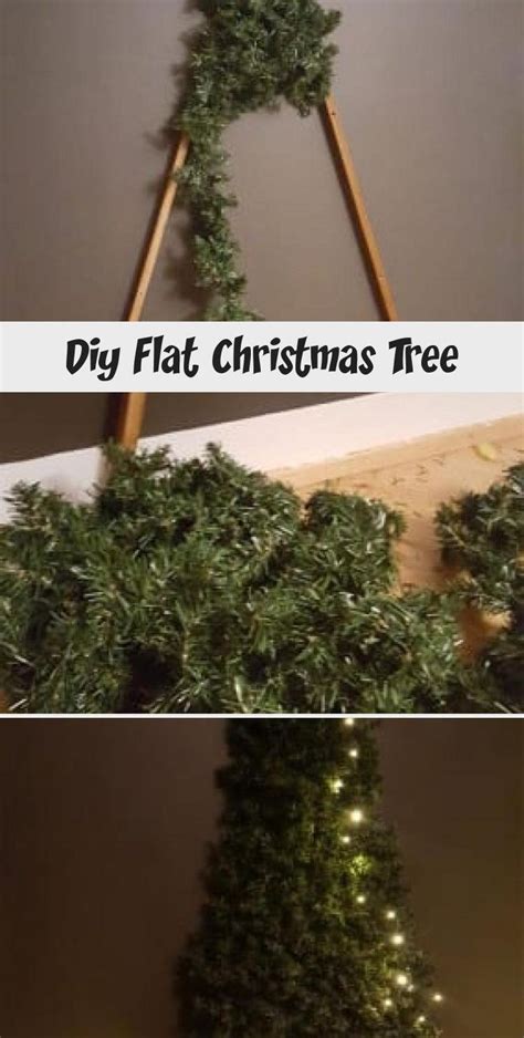 Diy Flat Christmas Tree - Home Decor Diy in 2020 | Flat christmas tree ...