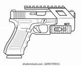 Glock 19 Coloring Page Pages sketch template