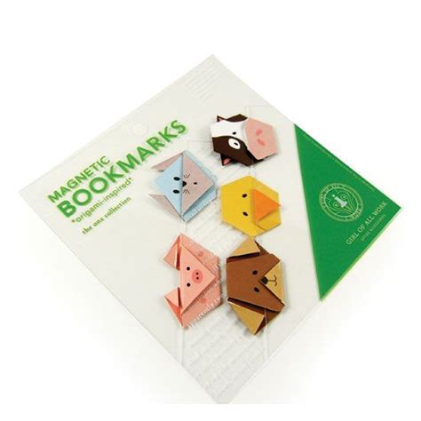 Magnetic Origami Bookmarks - Animals | Book origami, Origami bookmarks, Bookmarks