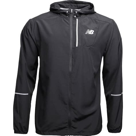 Buy New Balance Mens Lightweight Water Resistant Hooded Running Jacket ...