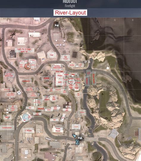 Sandstorm Callout Map - Hideout - River Layout : r/insurgency