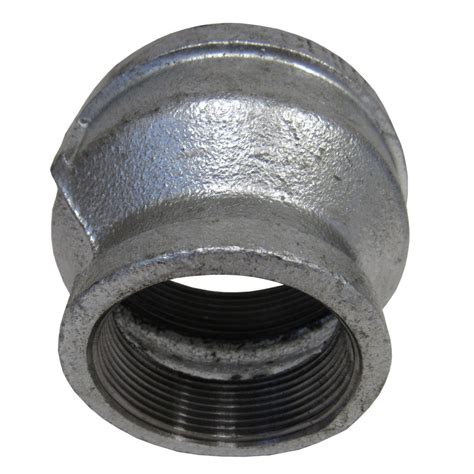 2" X 1" Galvanized Bell Reducing Coupling NPT Thread | PRM