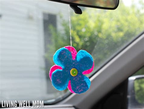 DIY Car Air Freshener with Essential Oils