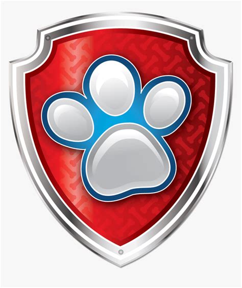 Paw Badge Png Dogs - Paw Patrol Paw Badge, Transparent Png , Transparent Png Image - PNGitem