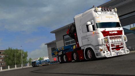 ETS2 - Scania RJL Crane Addon 8x4 Chassis V2.0 (1.35.X) | Euro Truck Simulator 2 | Mods.club