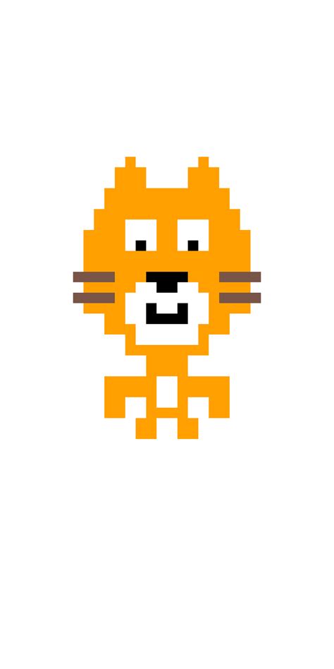 Editing scratch cat pixel art - Free online pixel art drawing tool ...