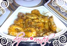 Udang Saus Tiram - Koleksi Resep Unik Dapur Cantik