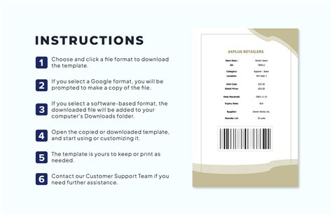 Inventory Label Template in PDF, Illustrator, Word, Google Docs - Download | Template.net