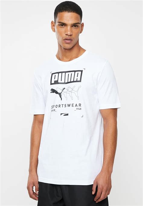 Puma box tee - white PUMA T-Shirts | Superbalist.com