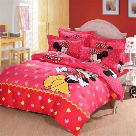 Funny Minnie Mouse Toddler Bedding For Kids - Interior Design Inspirations