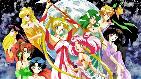 Sailor Moon character gathering wallpaper - Anime wallpapers - #54630