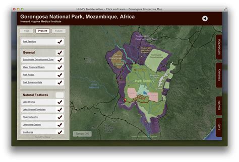 Gorongosa National Park Interactive Map – Astronaut 3 Media Group