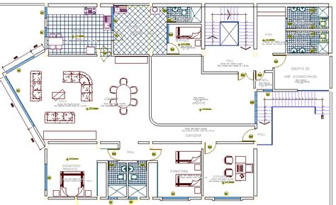 National bank architecture layout plan details dwg file - Cadbull