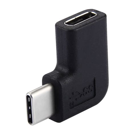 90 Degree USB Type-C Male to Female Connector Adapter