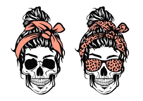 Skull With Bandana Svg, Halloween Svg | mail.napmexico.com.mx