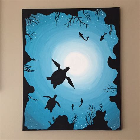 Monochromatic art | Art painting, Monochromatic art, Canvas art painting