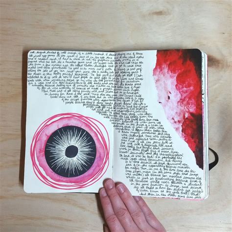 Art Journaling 101 — mercurialmilk: 2016 themes: pages that are pink ...