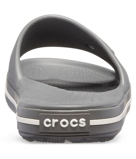 Crocs Gray Slide Flip flop Price in India- Buy Crocs Gray Slide Flip flop Online at Snapdeal