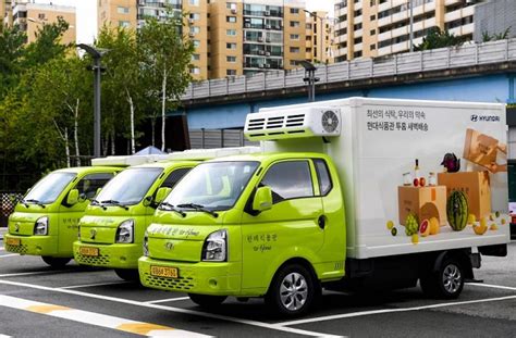 Hyundai Motor Begins Food Delivery with Porter Electric Trucks | Be Korea-savvy