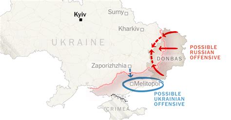 Mapping What Ukraine and Russia Want in the War’s Next Stage - The New York Times