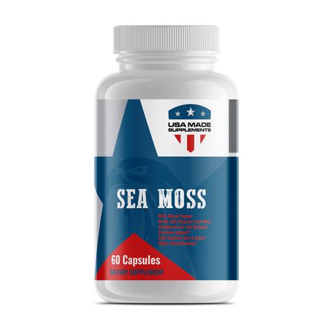 Sea Moss Capsules - USA MADE SUPPLEMENTS